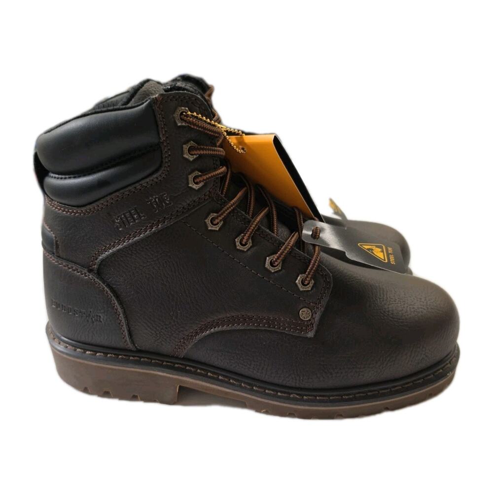 Eurostar Work Boots Size 10.5 Men Steel Toe Slip Resistant Oil Resistant